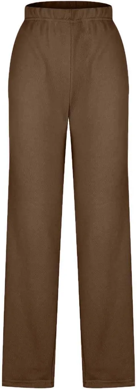 Dress Pants Women Tummy Control Stretchy Work Pants Casual Hiking Jogger Pant Loose Fit Trousers with Pockets