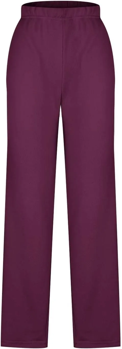 Dress Pants Women Tummy Control Stretchy Work Pants Casual Hiking Jogger Pant Loose Fit Trousers with Pockets