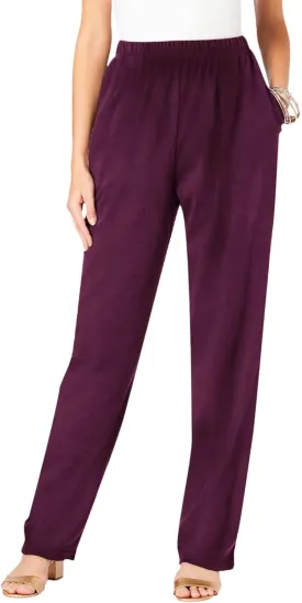 Dress Pants Women Tummy Control Stretchy Work Pants Casual Hiking Jogger Pant Loose Fit Trousers with Pockets