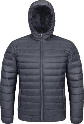 MAGCOMSEN Men's Lightweight Puffer Jacket Hooded Full Zip Water-Resistant Quilted Lined Winter Coats