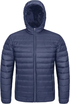 MAGCOMSEN Men's Lightweight Puffer Jacket Hooded Full Zip Water-Resistant Quilted Lined Winter Coats