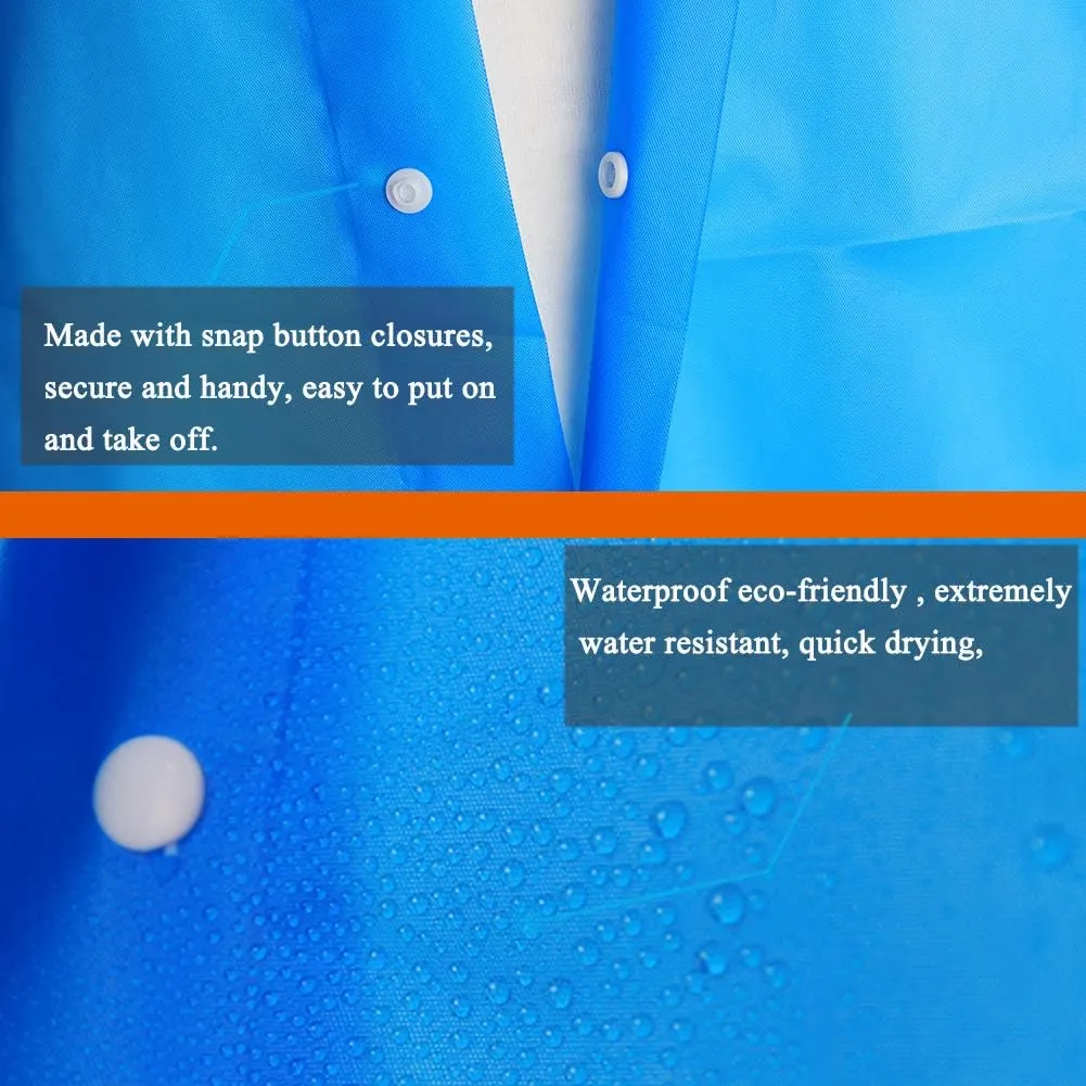 Rain Coats (2 Pack) - Reusable EVA Rain Ponchos for Adults Rain Jackets Raincoats for Men Women