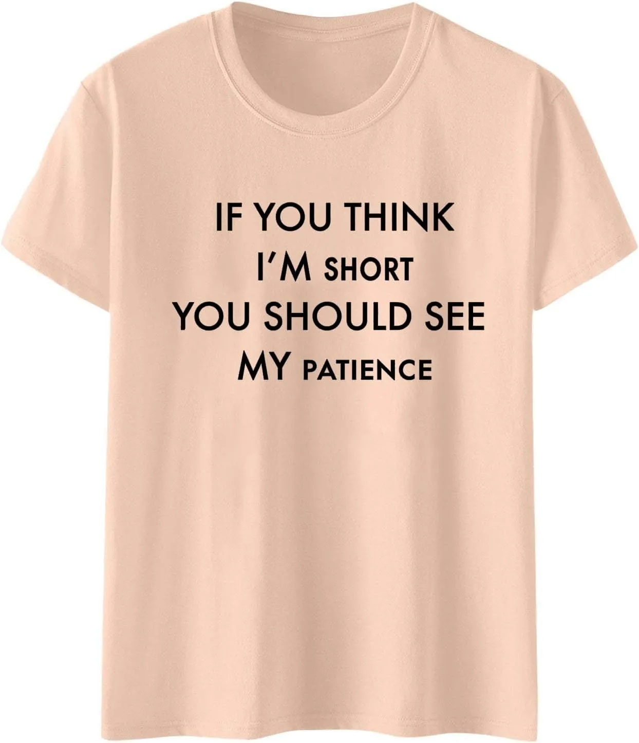 Summer Graphic Tees for Women Cute Letter Printed T-Shirts Short Sleeve Crewneck Tops Loose Fit Casual Tshirts Blouse