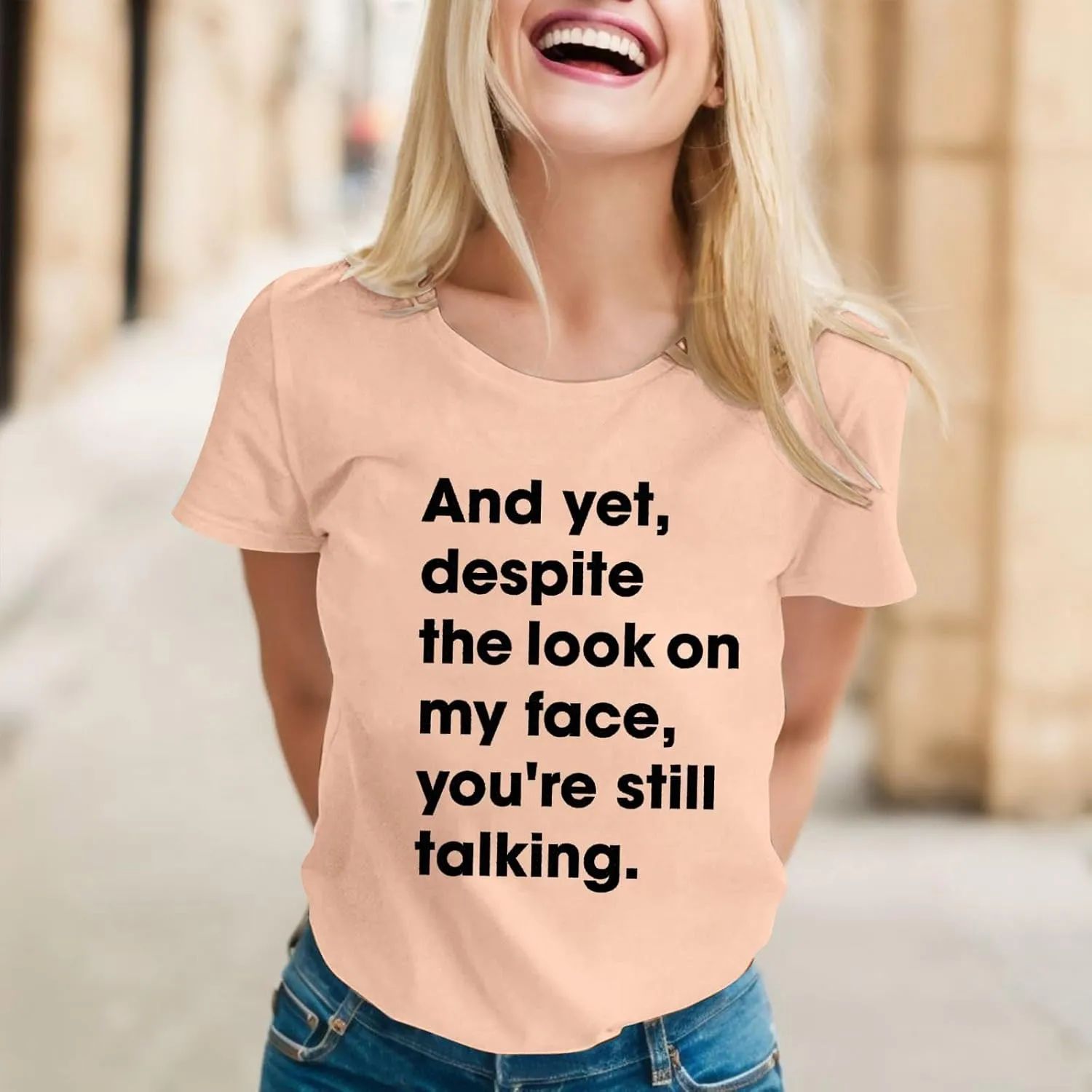 Summer Graphic Tees for Women Cute Letter Printed T-Shirts Short Sleeve Crewneck Tops Loose Fit Casual Tshirts Blouse