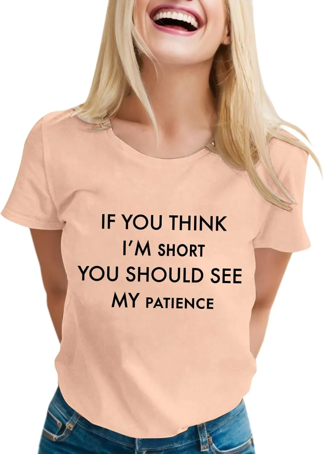 Summer Graphic Tees for Women Cute Letter Printed T-Shirts Short Sleeve Crewneck Tops Loose Fit Casual Tshirts Blouse