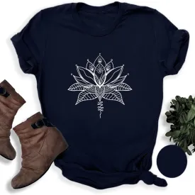 Women's Short Sleeve T Shirts Graphic Tees Crewneck Casual Loose 2025 Summer Boho Tops
