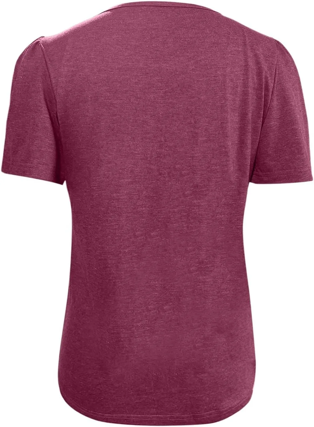 Womens Short Sleeve T Shirts Pleated Dressy Summer Tops Casual Scooped Neck Blouses Loose Fit Tunics Trendy Basic Tees