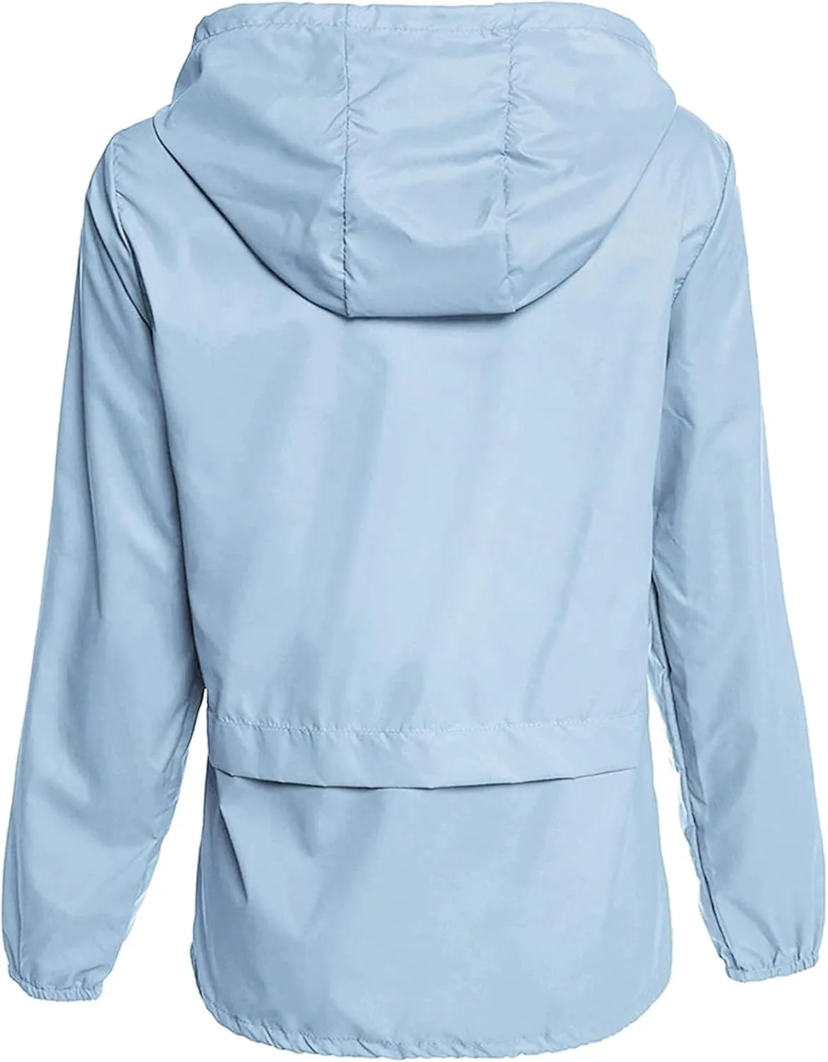 Zando Lightweight Rain Jacket Women Raincoat for Women Packable Rain Coat Windbreaker Rain Jackets Waterproof with Hood